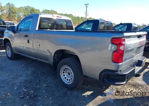 2026 Chevrolet Silverado 1500 2Wd Long Bed Wt z USA, uszkodzony, nr VIN 3GCNAAEKXTG132248